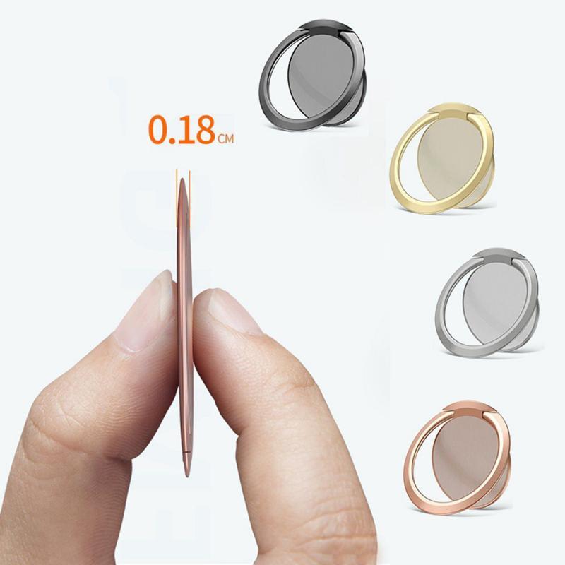 Phone Ring Holder Universal Luxury Metal 360 Degree Rotation Magnetic Finger Ring Phone Holder For IPhone Samsung Xiaomi HUAWEI