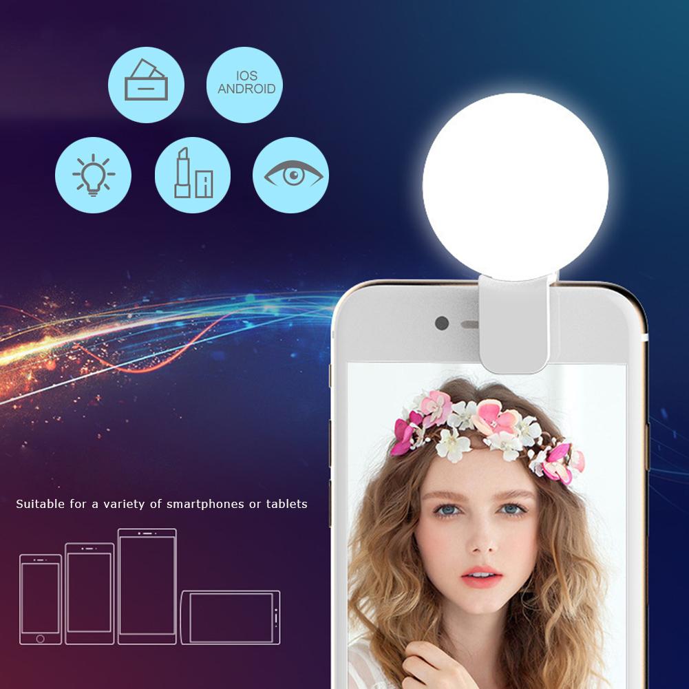 Universal Selfie LED Ring Flash Light Portable Mobile Phone 36 LEDS Beauty Lighting Night Darkness Selfie for Cell Phone Camera
