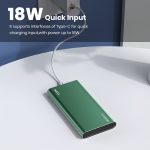 10000MAH Power Bank, Ultra-Fast Charging with LED