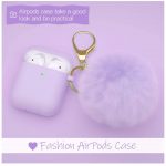 Silicone Airpod case with keychain