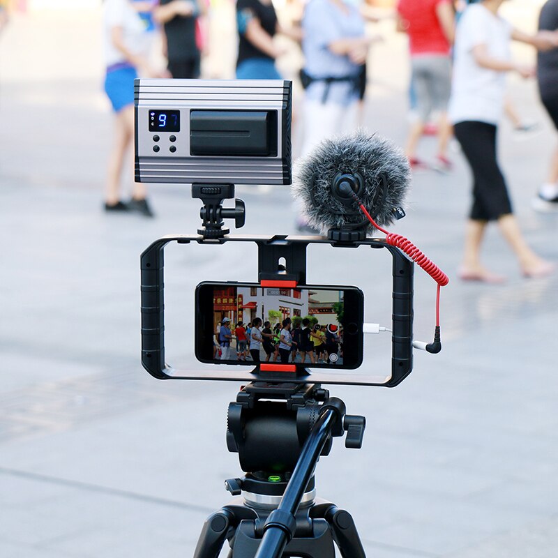 Ulanzi U-Rig Pro Smartphone Video Rig w 3 Shoe Mounts Filmmaking Case Handheld Phone Video Stabilizer Grip Tripod Mount Stand