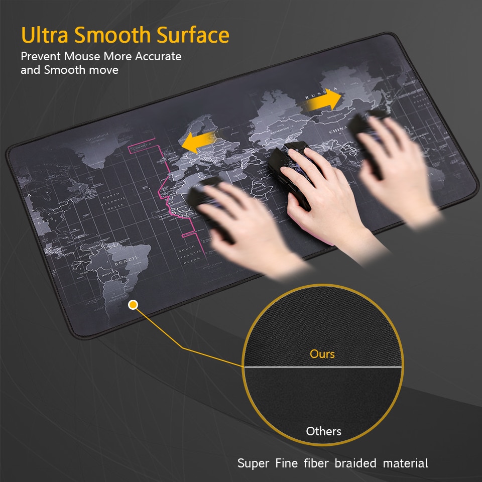 Gaming Mouse Pad Large Mouse Pad Gamer Big Mouse Mat For PC Computer Mousepad XXL Carpet Surface Mause Pad Keyboard Desk Mat