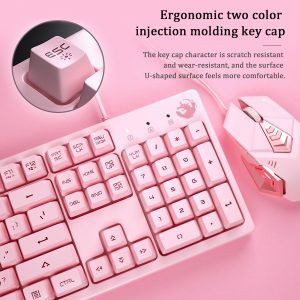 Keyboard mouse headset combo with 3200 DPI